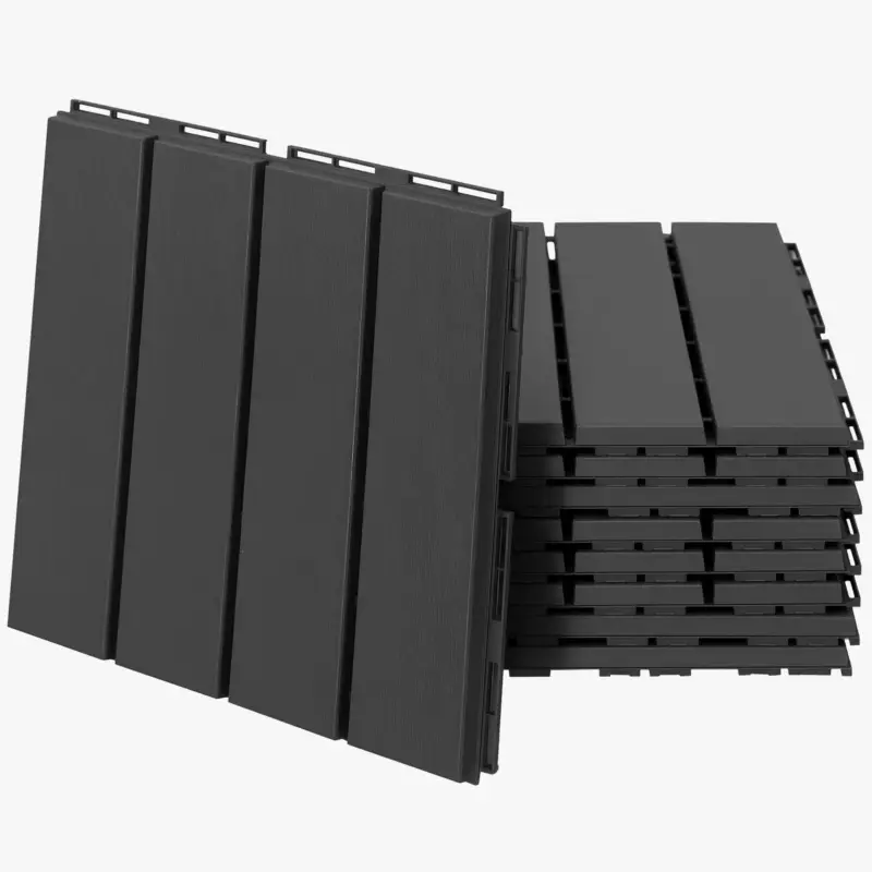 Clip-on outdoor floor tiles 30x30 cm set of 9 Jusqu'à Épuisement Des Stocks