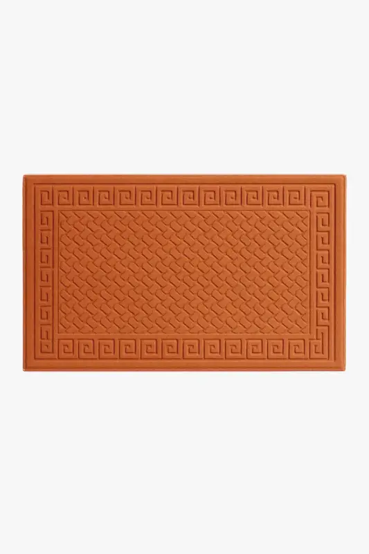 Absorbent cotton bath mat with modern cartoon design Satisfait Ou Remboursé