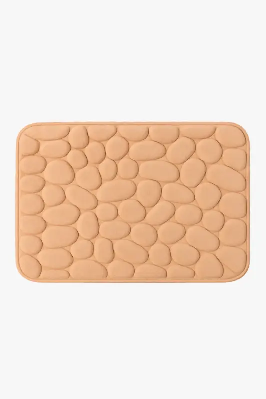 Floral memory foam non-slip absorbent bath mat Remise