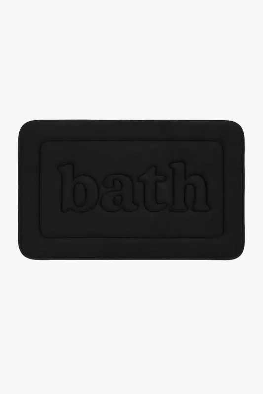 Floral embossed velvet non-slip bath mat Commander Vite
