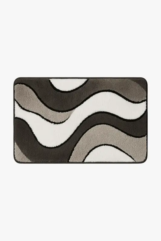 Affaire À Saisir Soft microfibre cartoon-style non-slip bath mat