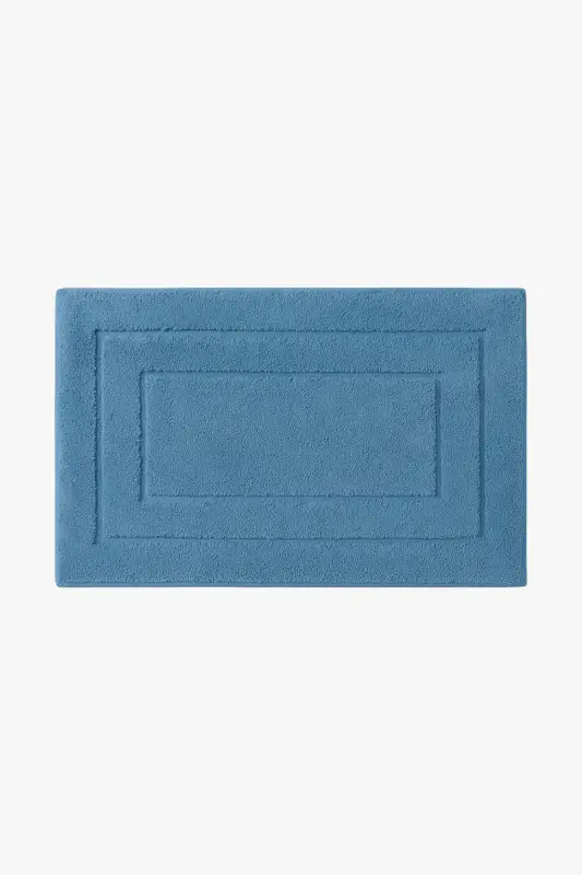 Super Prix Absorbent anti-slip velour bathroom mat with double border