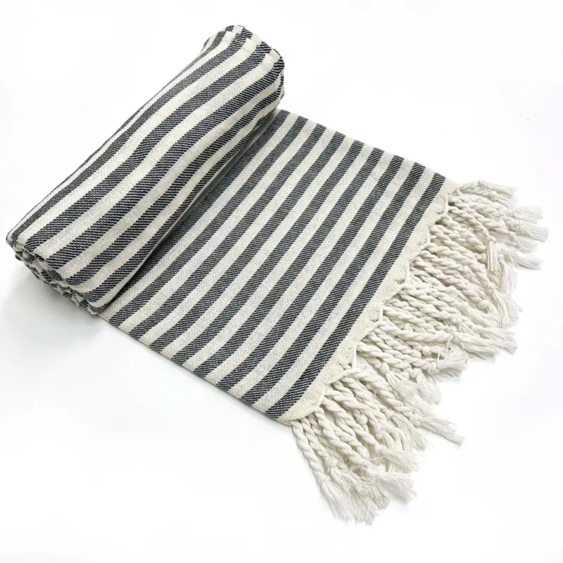 Jusqu'à Épuisement Des Stocks Turkish cotton striped boho beach towel