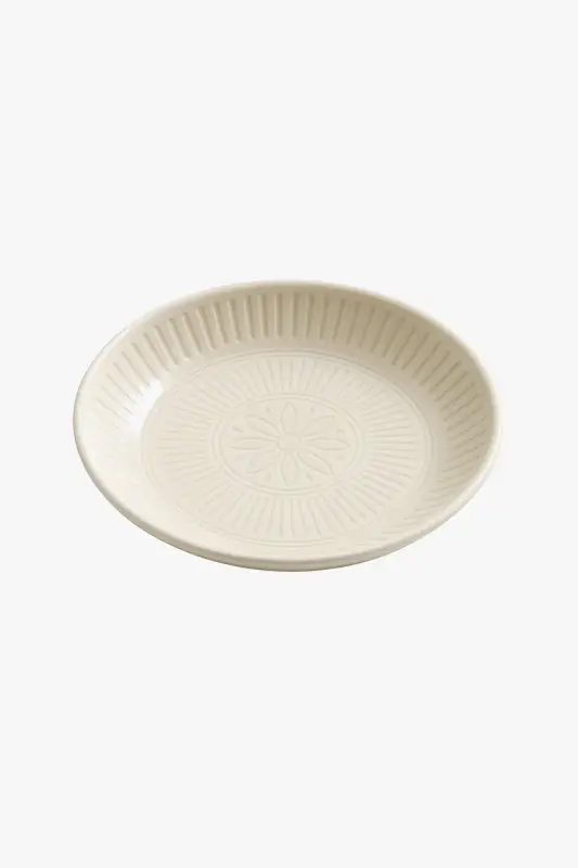 Assiette ceramique japonaise retro relief vaisselle artistique Expédié Aujourd'hui