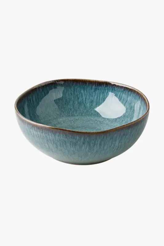 Bon Marché Retro flame-fired ceramic plate for restaurant and home