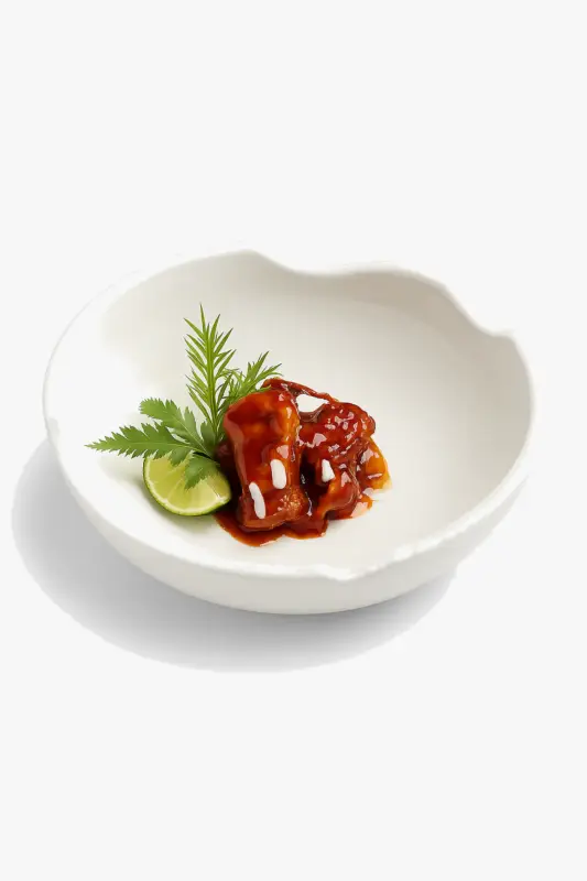 Affaire À Saisir Thick ceramic irregular bowl modern restaurant style
