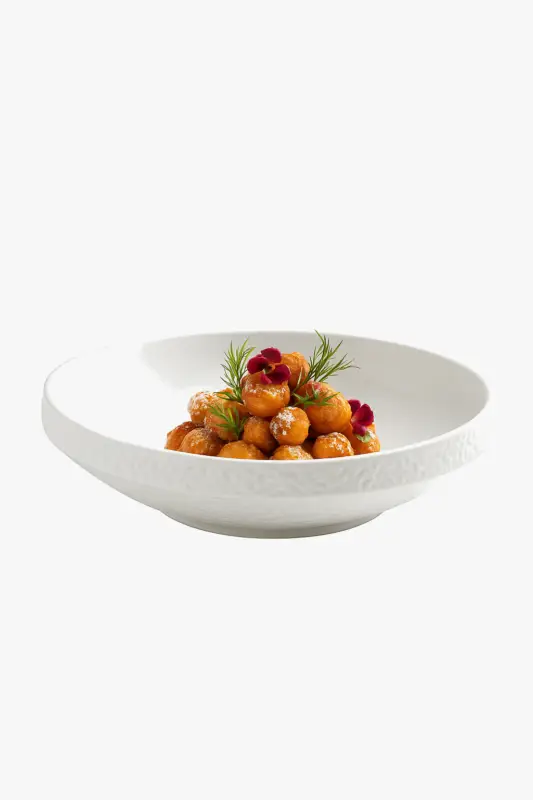 Thick rock-style ceramic table bowl Meilleure Vente