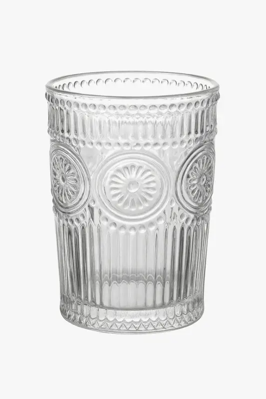 Retro sunflower embossed glasses for cold drinks Dernier Modèle