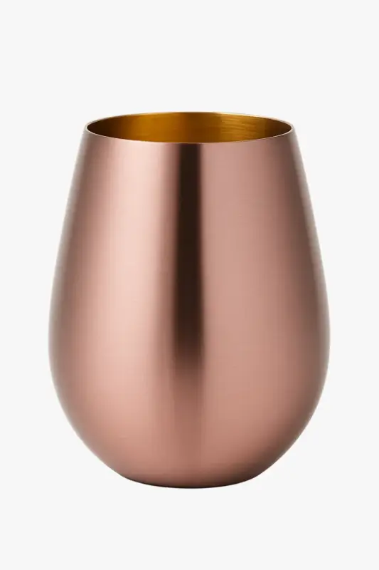 304 stainless steel bar style wine glasses Marque