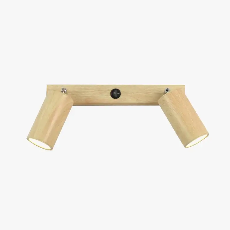 Haute Qualité Botimi iron wall light with push button switch in wood effect nordi...