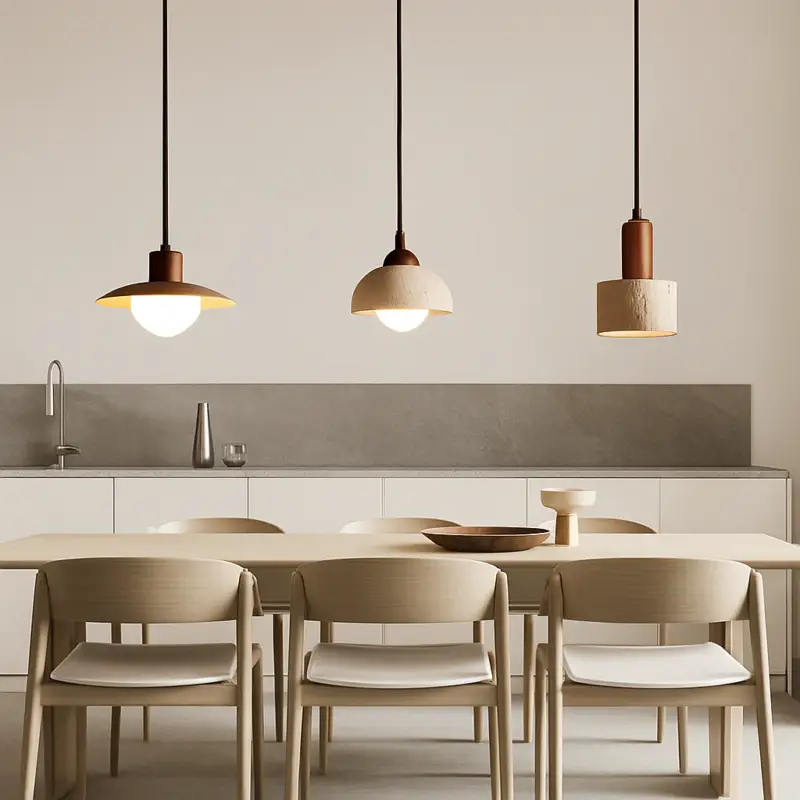 Soldes Creative led pendant light sandyha designer retro small stone