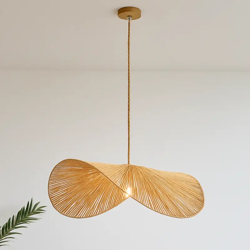 Super Prix Handwoven bamboo designer pendant light