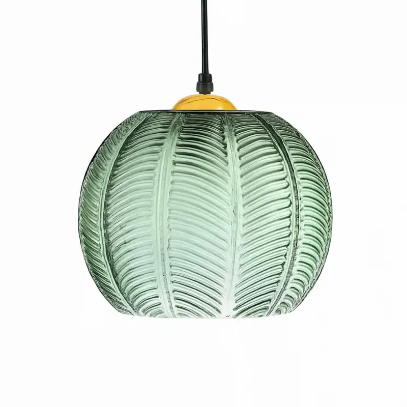 Vente Flash Green glass ball pendant light