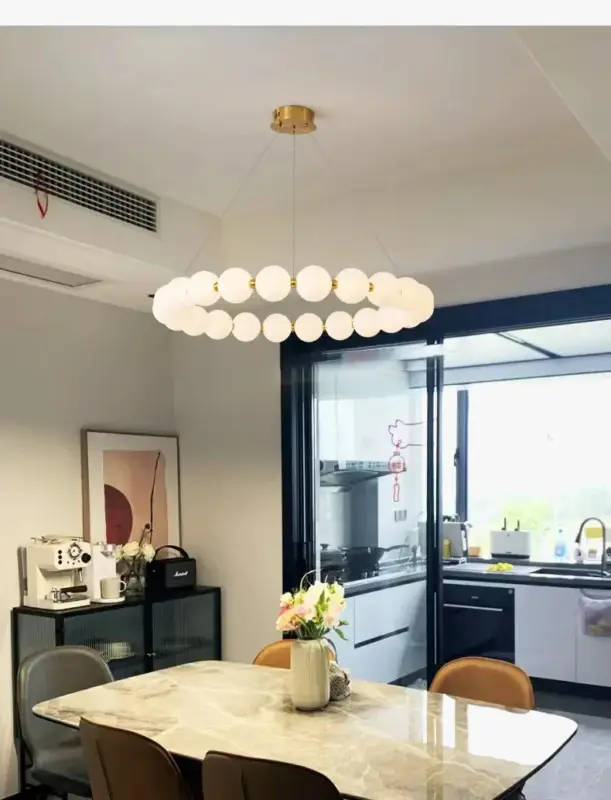 Nordic magic bean chandelier Prix Réduit