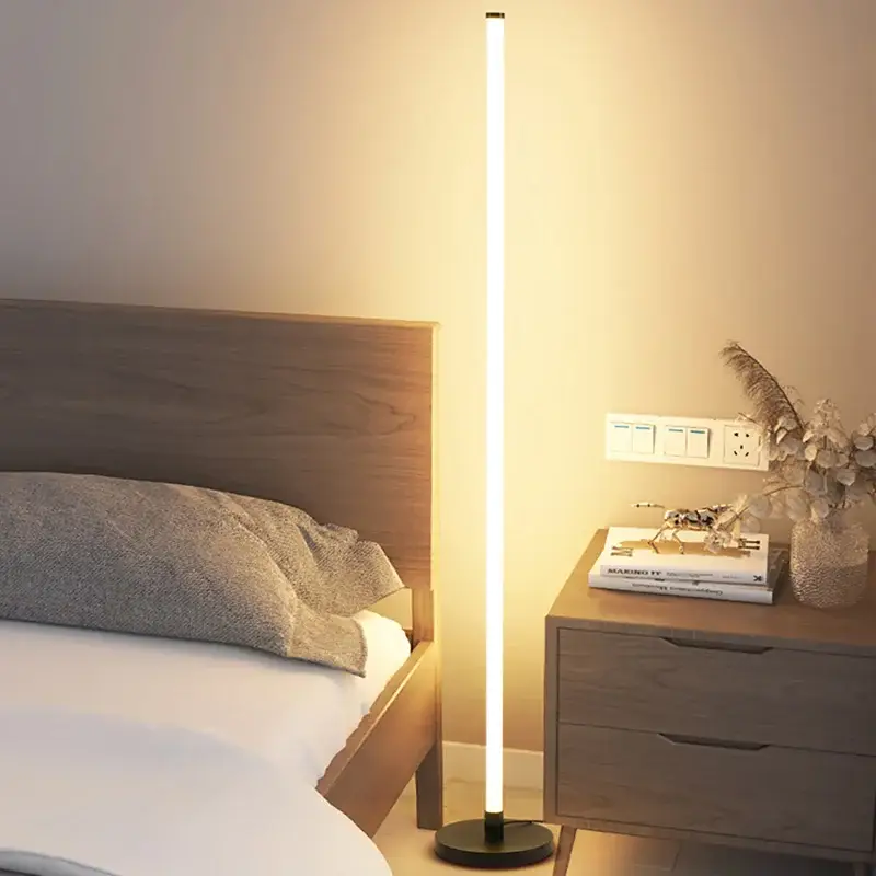 Modern led floor lamp long strip light for bedroom and living room Seulement Aujourd'hui