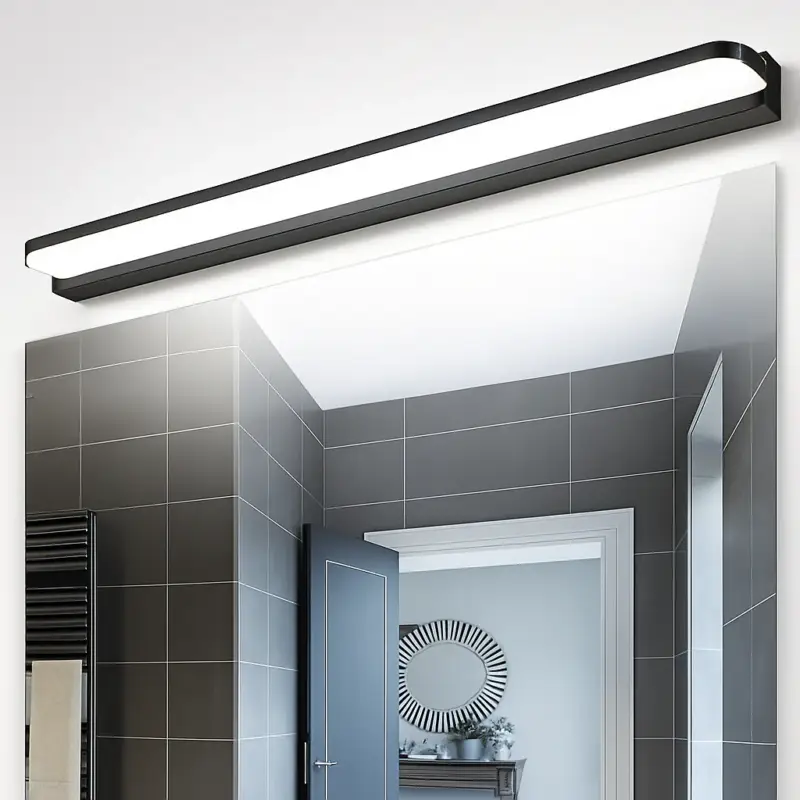 Promotion Modern led bathroom mirror light in stainless steel, wall lamp 42/6...
