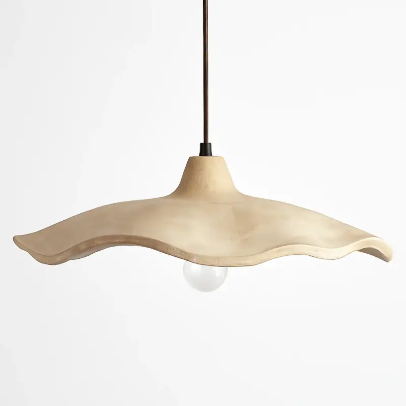 Grey japanese silent wind pendant light Top Vente