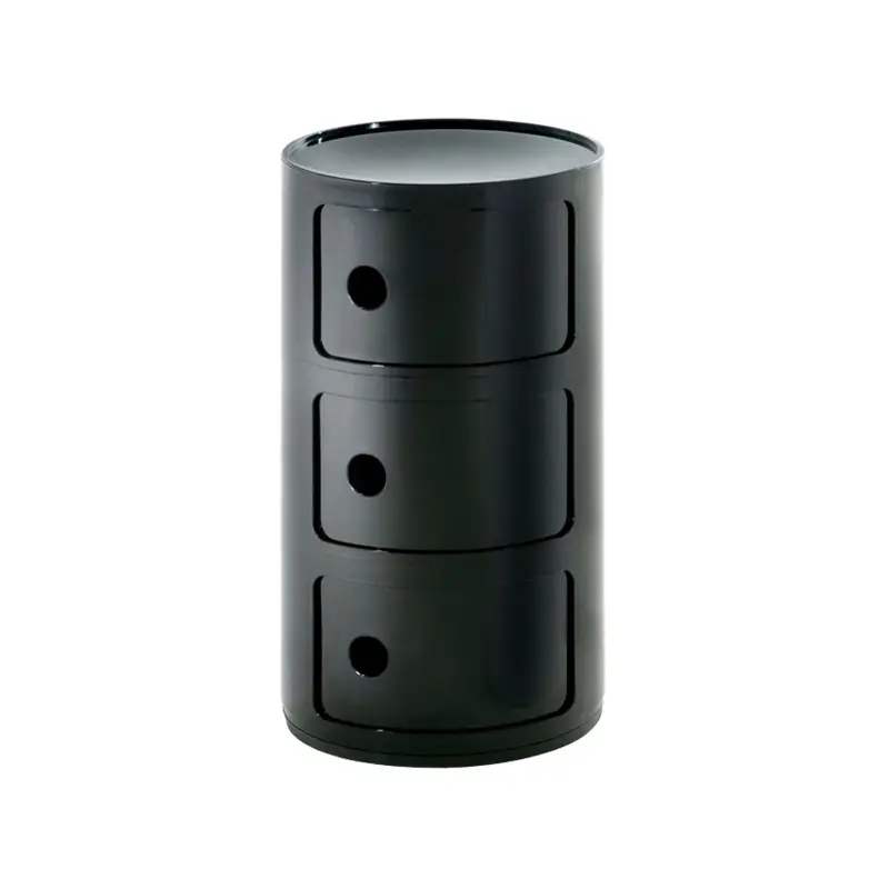 Prix Promo Storage Unit COMPONIBILI 3 drawers BlackKARTELL