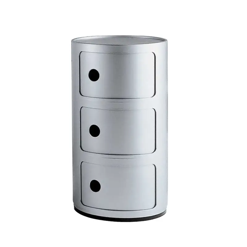 Storage Unit COMPONIBILI 3 drawers SilverKARTELL Prix Choc