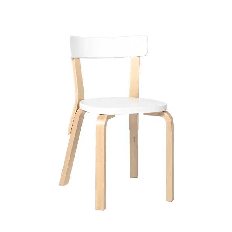 Chaise 69 Blanc/ bouleauARTEK Affaire À Saisir