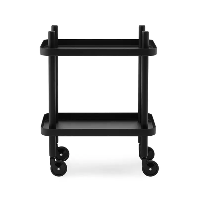 Satisfait Ou Remboursé Trolley BLOCK TABLE Black/ blackNORMANN COPENHAGEN