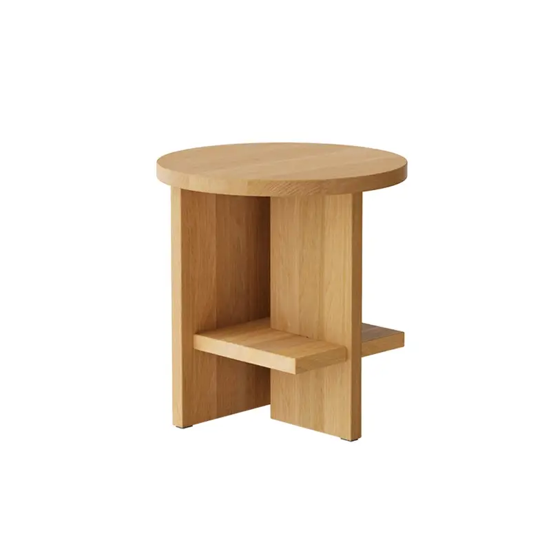 Nouvel Arrivage Side Table TEE Round OakNINE