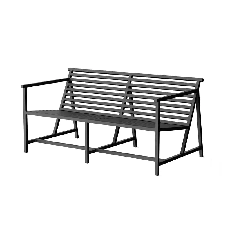 Vente Flash Outdoor Bench Bench lounge 19 OUTDOORS BlackNINE
