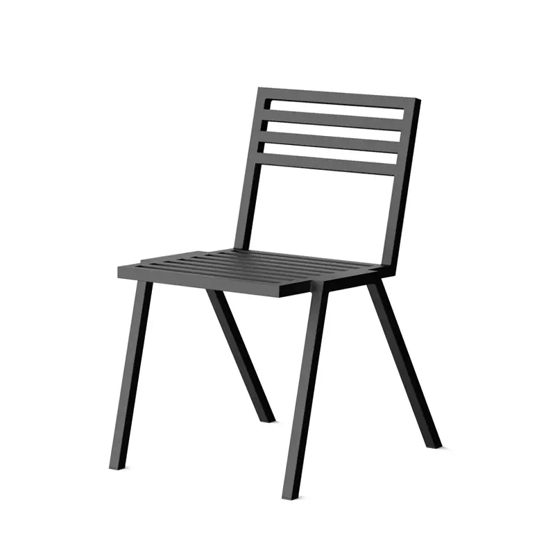 Prix Cassé Outdoor Chair and Small Lounge Chair 19 OUTDOORS stacking chair BlackNINE