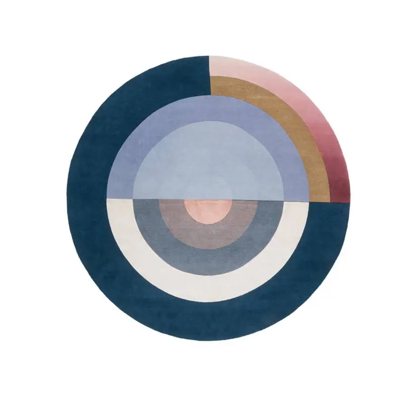 Rug BLISS ROUND Blue carpetCC-TAPIS Petit Prix