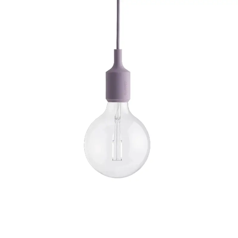 Retour Gratuit Pendant Light E27 SOCKET LilacMUUTO