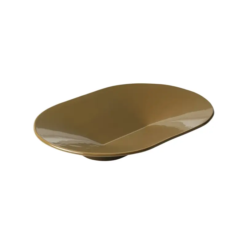 Table Centrepiece MERE bowl 52x36 cm Green-brownMUUTO Prix Choc