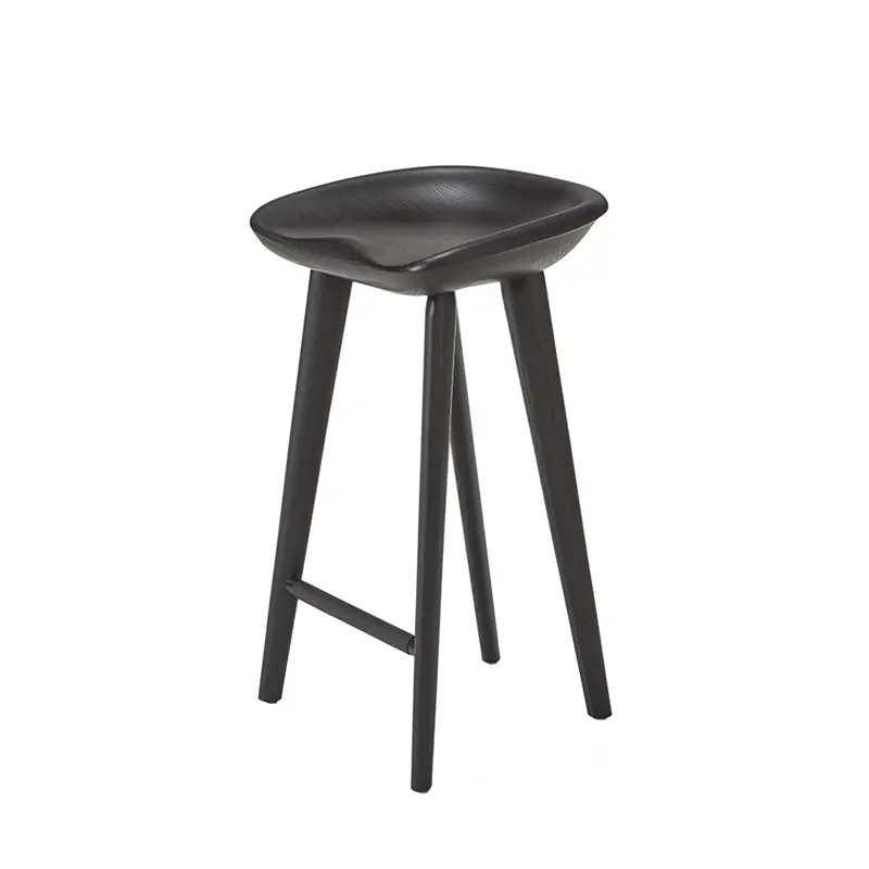 Bar Stool TRACTOR STOOL H 63 Ebony ashBASSAMFELLOWS Top Vente