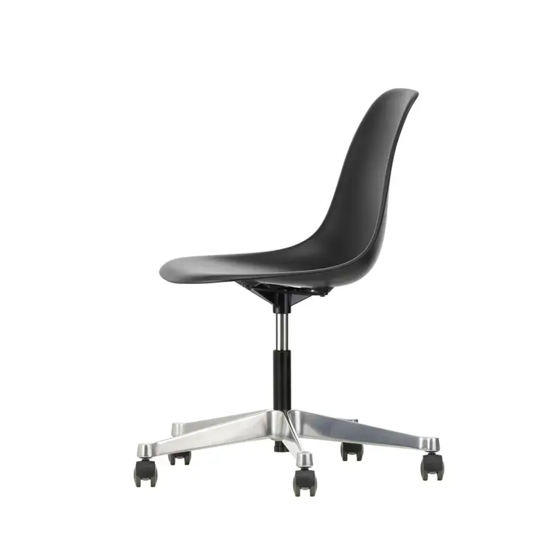 Authentique Fauteuil de bureau EAMES PLASTIC SIDE CHAIR PSCC Noir REVITRA