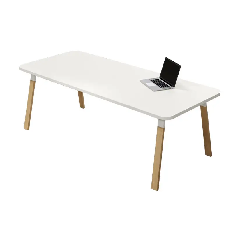 Usine Directe Bureau individuel ATREO WOOD Blanc/ chêneSILVERA PRO