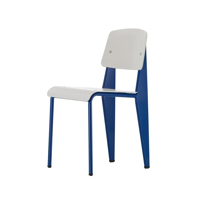 Chaise STANDARD SP Warmgrey/ Prouvé Bleu MarcouleVITRA Top Vente