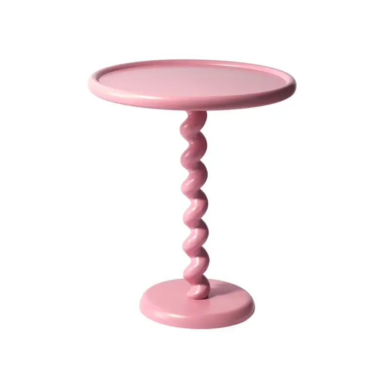 Side Table TWISTER Light pinkPOLSPOTTEN Commande En Gros