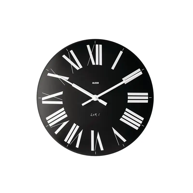 Horloge Pendule FIRENZE NoirALESSI Prix Cassé