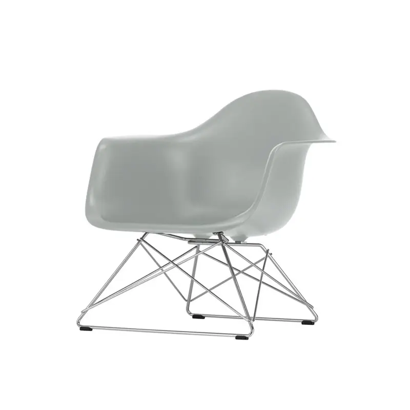Offre Limitée Easy chair EAMES PLASTIC ARMCHAIR LAR Light grey REVITRA