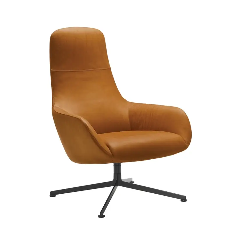 Easy chair KENT High backrest BrownZANOTTA Top Vente
