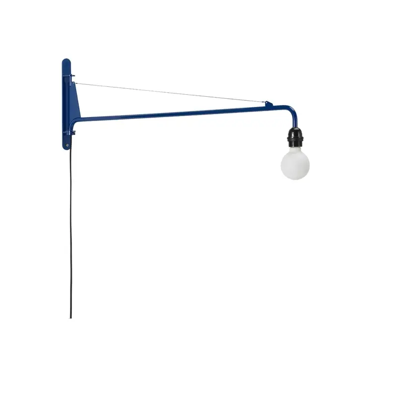 Wall light SMALL POTENTIAL Prouvé Bleu MarcouleVITRA Populaire