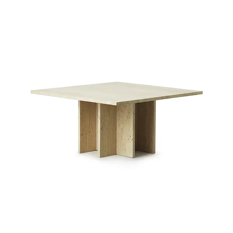 Table basse EDGE Large TravertinNORMANN COPENHAGEN Offre Du Jour