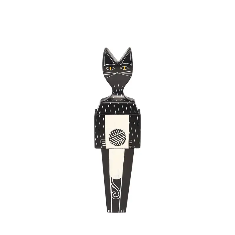 Objet décoratif WOODEN DOLL CATVITRA Pas Cher