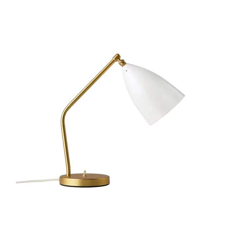 Remise Desk Lamp GRÄSHOPPA TASK Gloss alabaster whiteGUBI