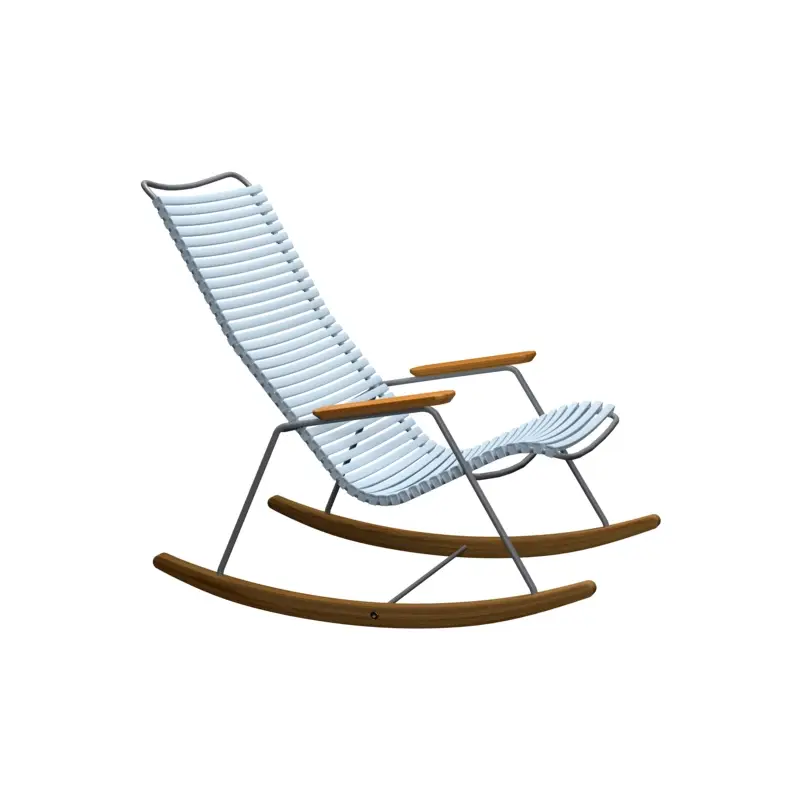 Jusqu'à Épuisement Des Stocks Fauteuil extérieur Rocking Chair CLICK Bleu clairHOUE