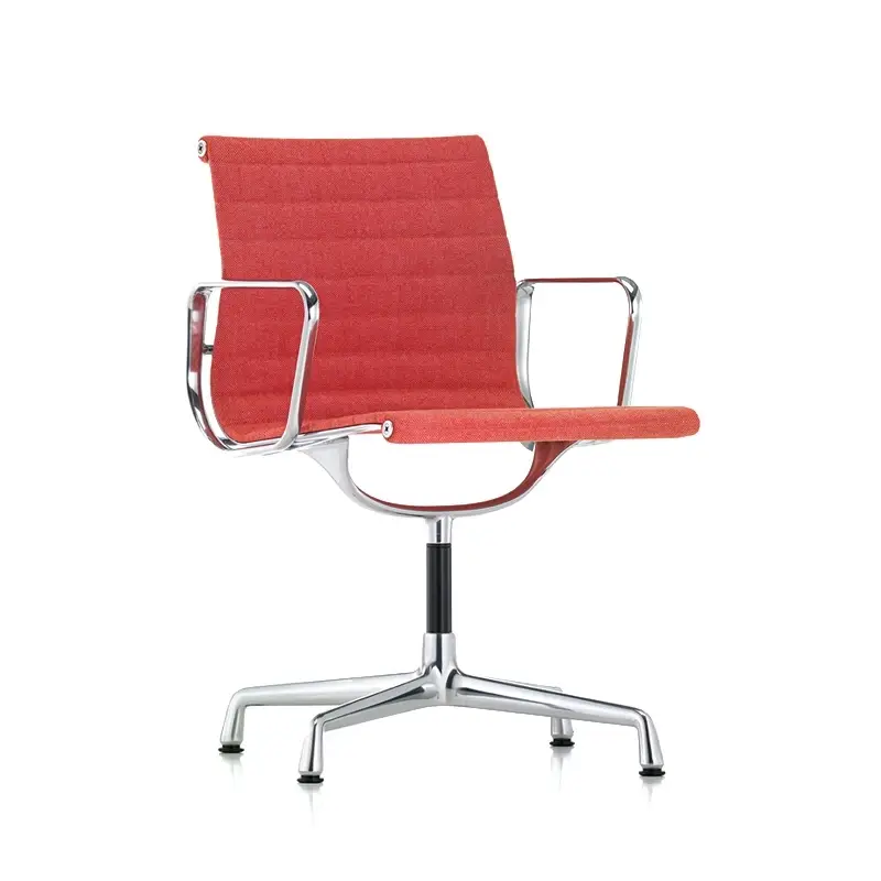 Dining Chair ALUMINIUM CHAIR EA 104 Swivel Fuchsia/poppy redVITRA Satisfait Ou Remboursé