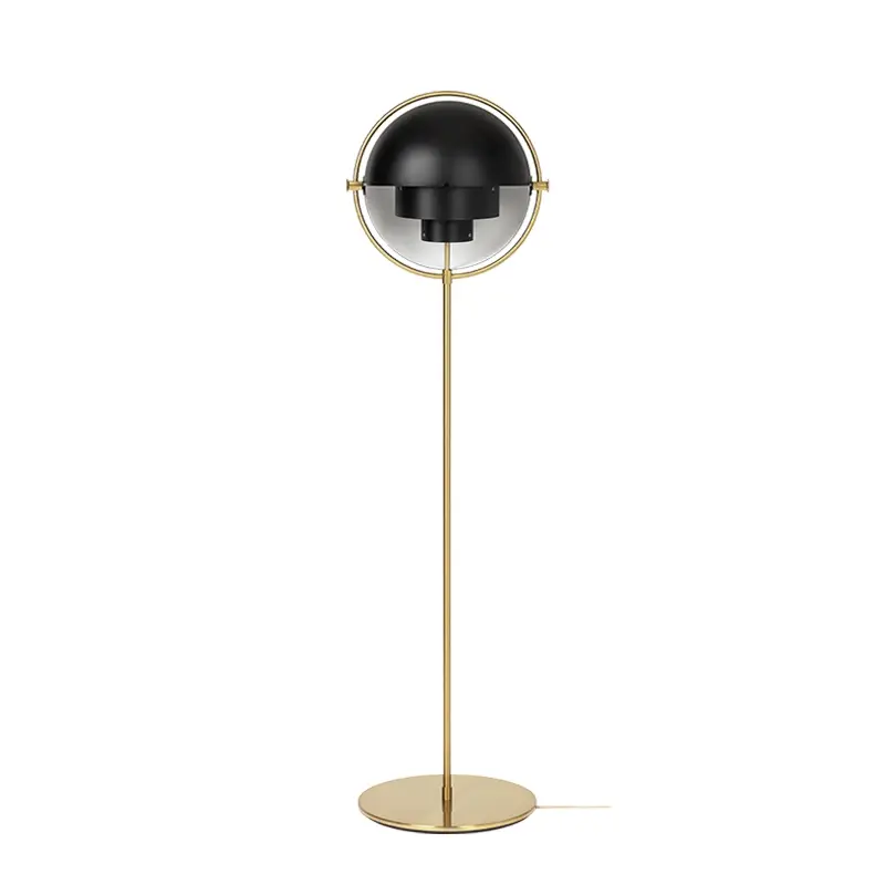 Lampadaire MULTI-LITE Laiton/ noirGUBI Super Prix