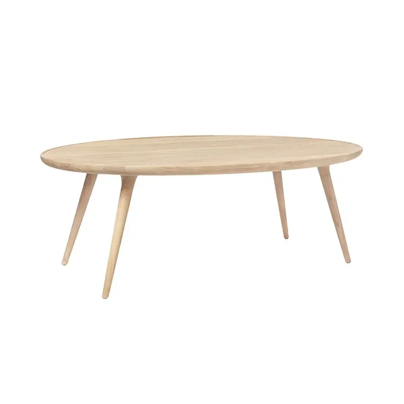 Table basse ACCENT Oval Chêne laqué matMATER Nouvelle Collection