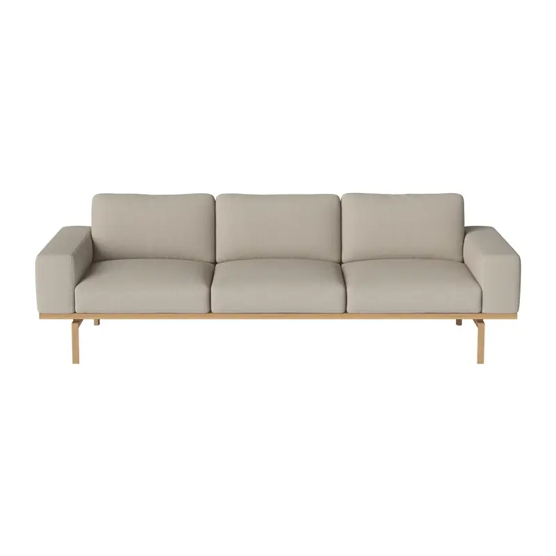 Commander Maintenant Sofa ELTON 3-seater Soil SandBOLIA