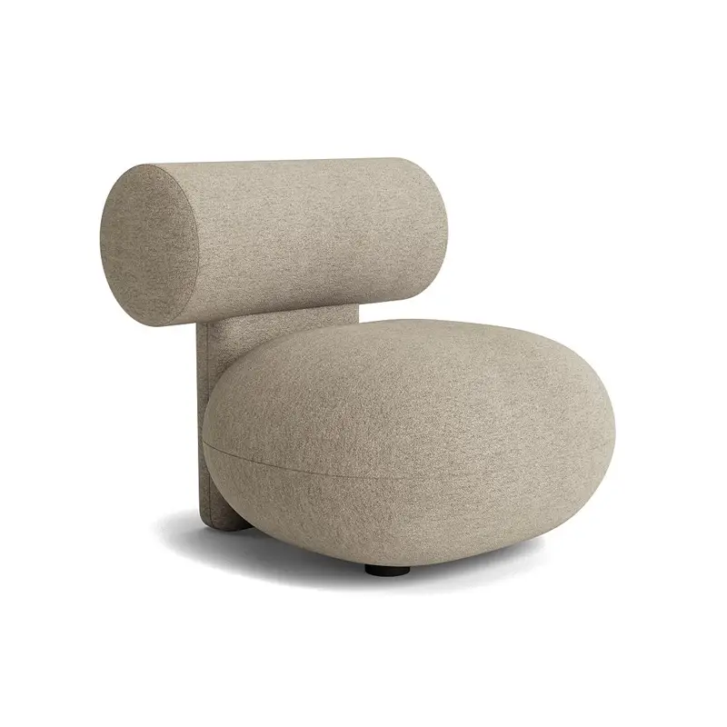 Easy chair HIPPO fully upholstered Barnum Bouclé 03NORR11 Bon Plan