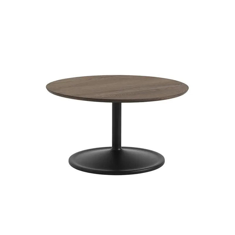 Coffee Table SOFT Ø 75 Smoked oak/ blackMUUTO Commander Vite